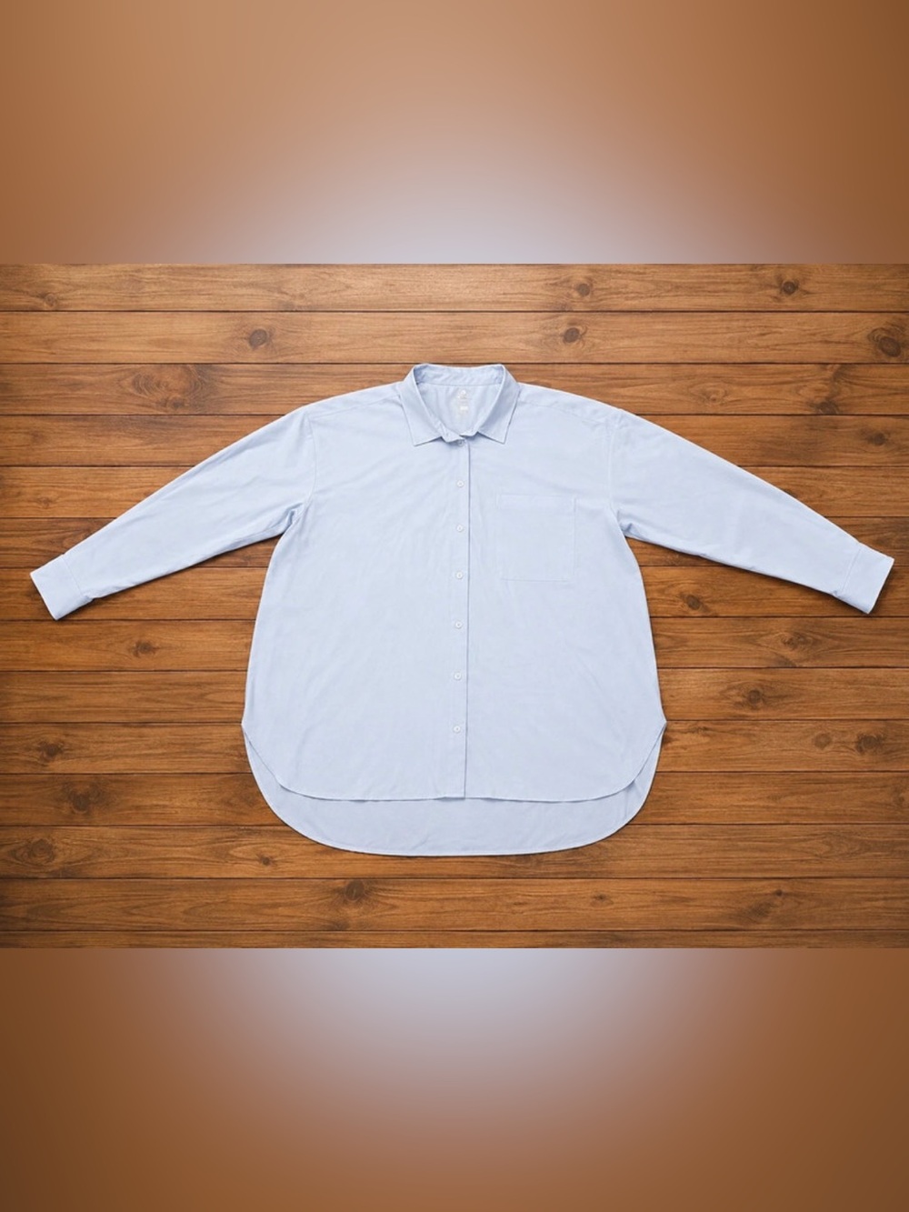 Lou & Grey Light Blue Casual Button-Down Shirt